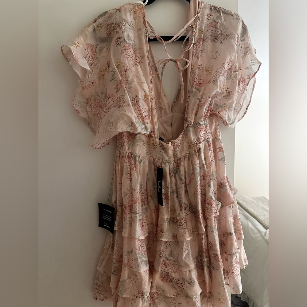 Floral Ruffle Sleeve Dress - Picture 5 of 5
